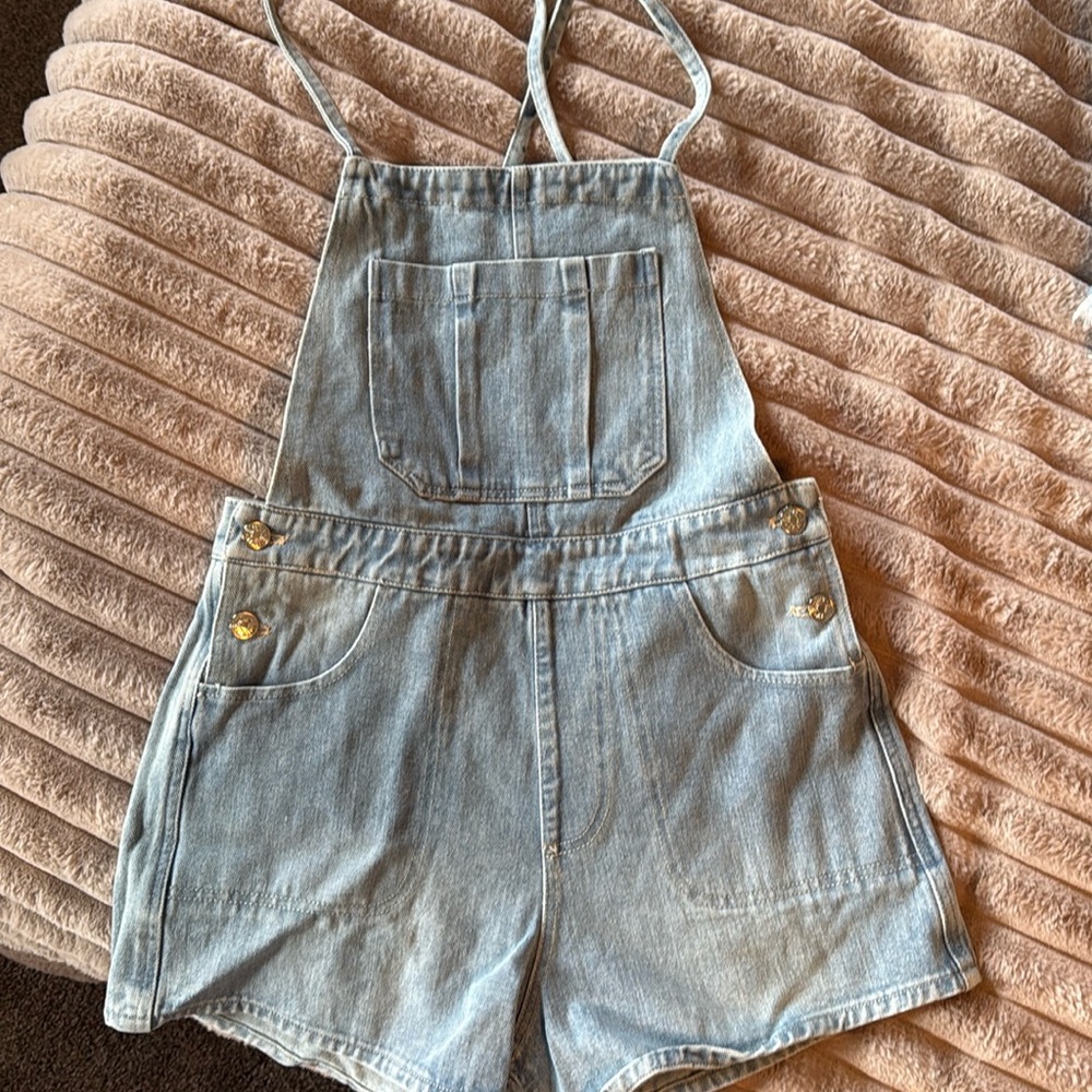Romper “overalls” - new with tags!